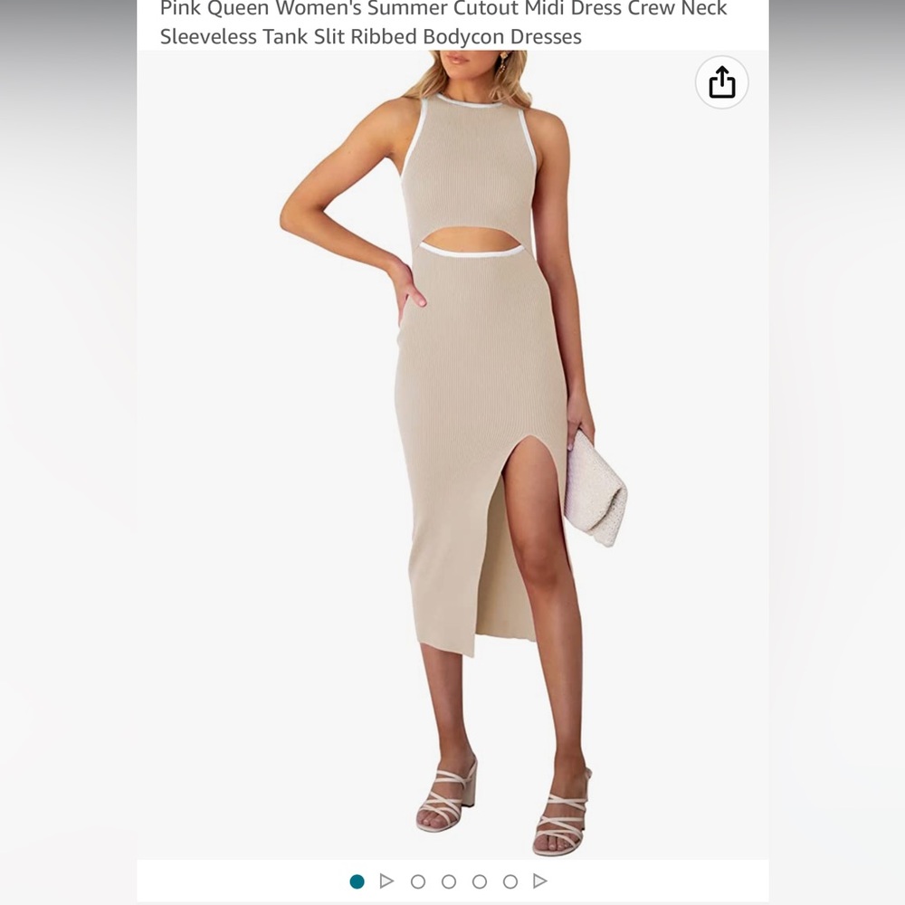 Women’s ribbed, bodycon dress